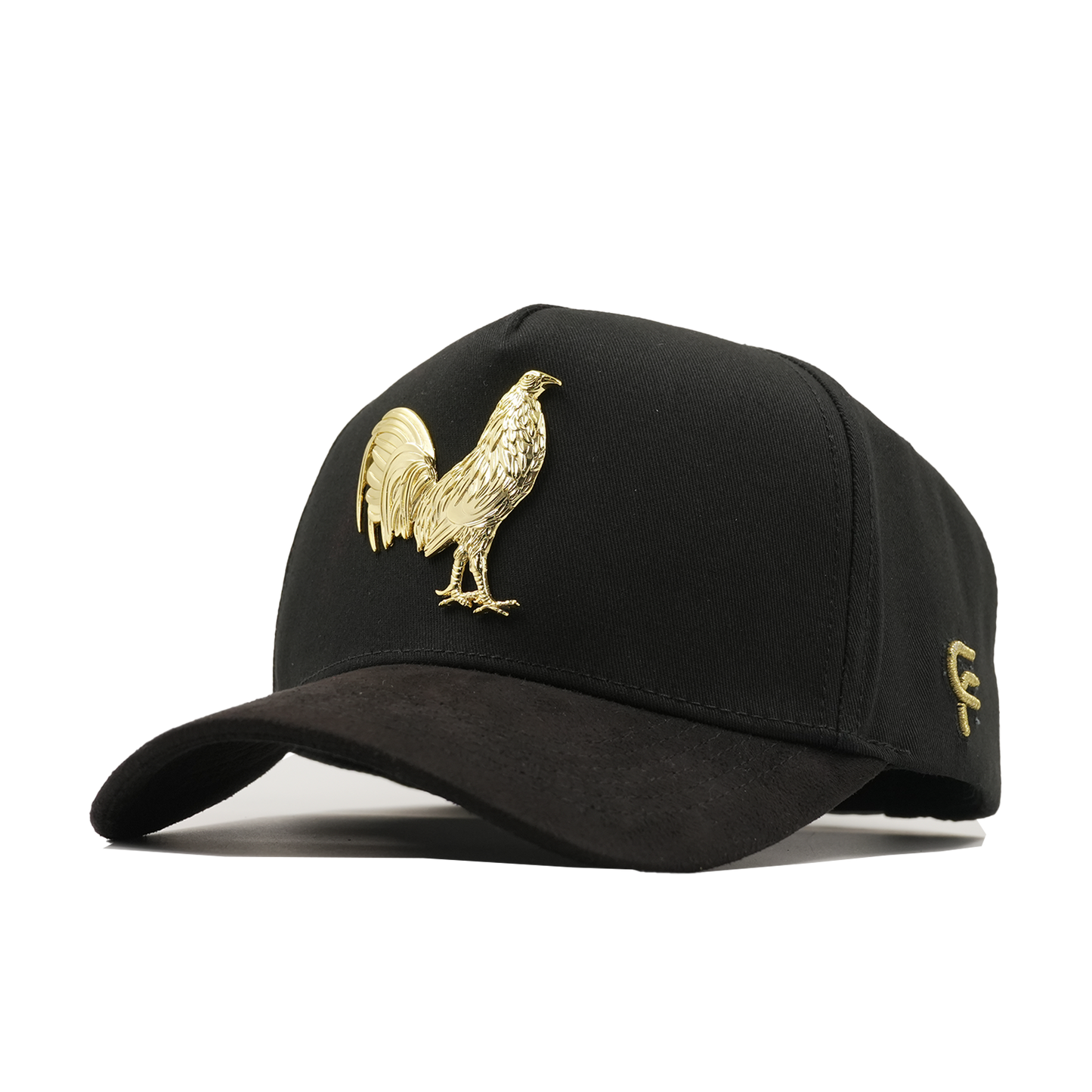 Gorra Puestos Quince Negro gallo Dorado