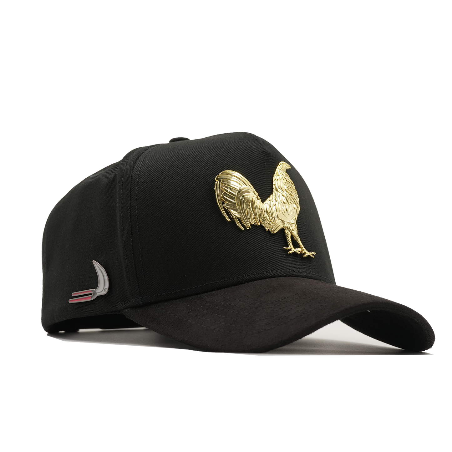 Gorra Puestos Quince Negro gallo Dorado
