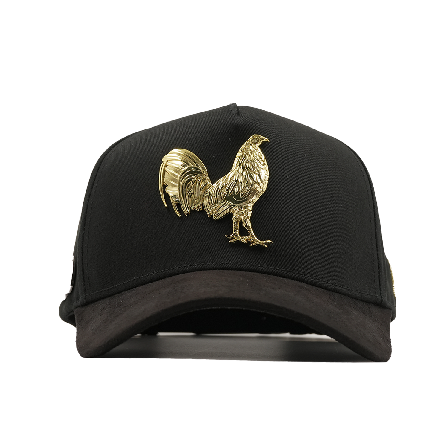 Gorra Puestos Quince Negro gallo Dorado