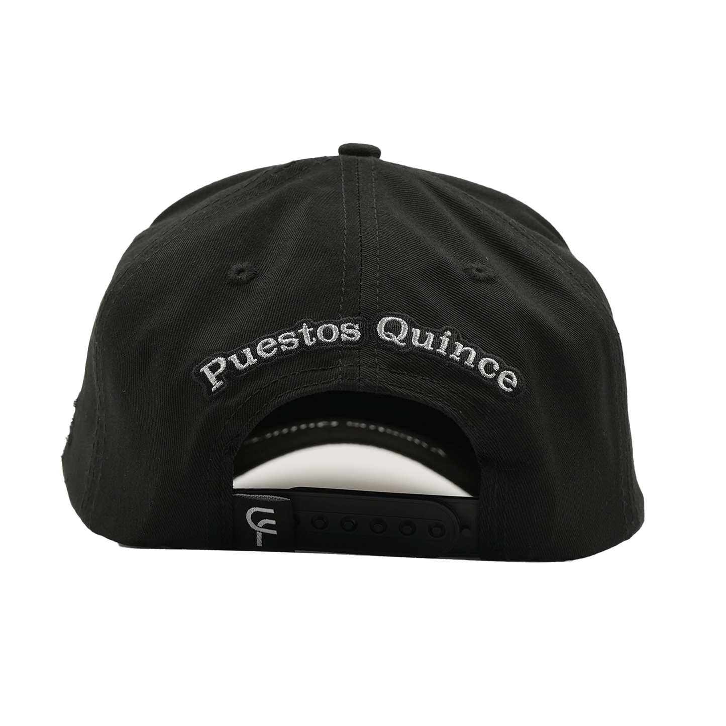Gorra Puestos Quince Negra Gallo Plata