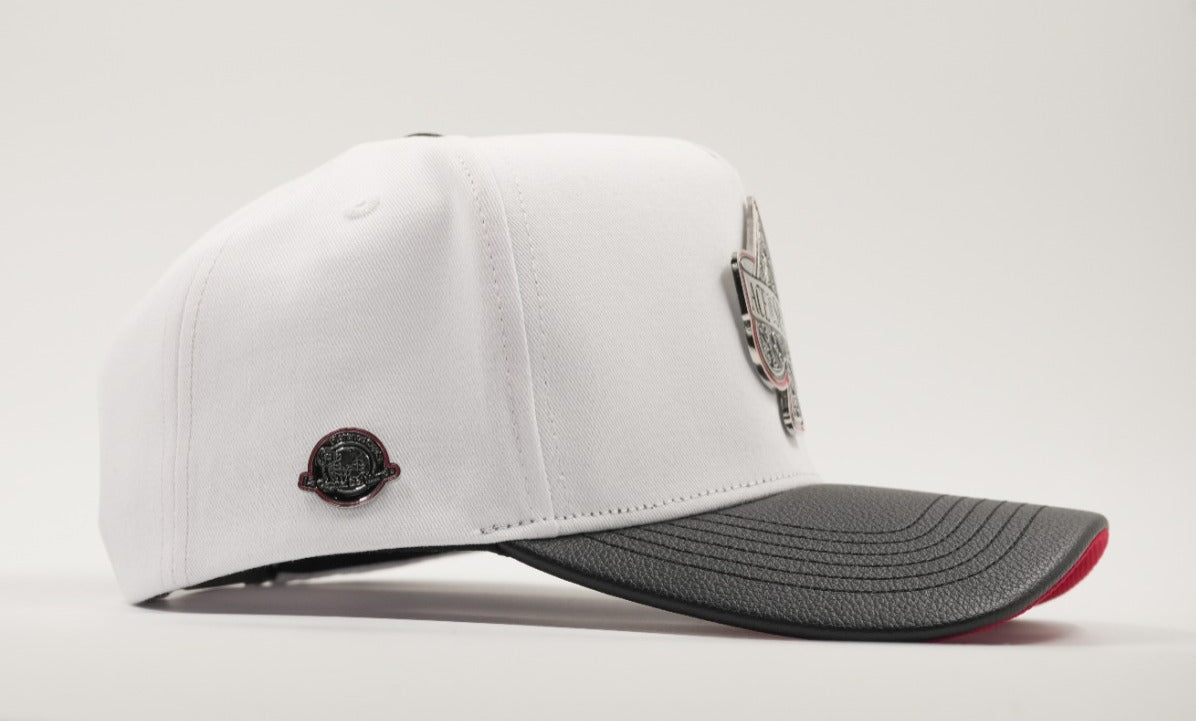 Ace of spades white/red