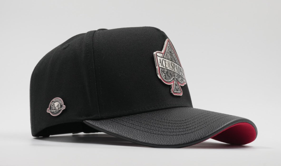 Ace of spades black/red