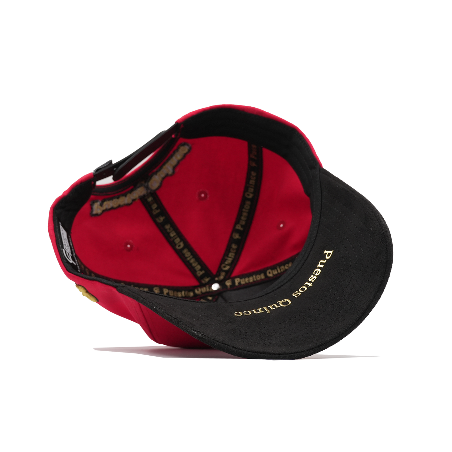 Gorra Puestos Quince Roja Gallo Dorado